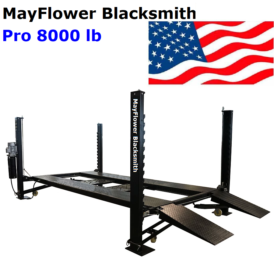 Mayflower Blacksmith Four Post Lift Car Lift Poly Caster only 
