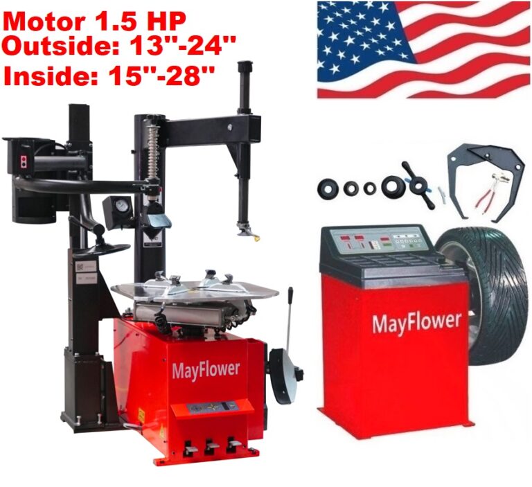 1.5 HP Automatic Tire Changer Wheel Balancer Combo 980 800 with 300